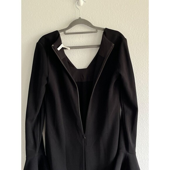 DVF‎ Diane Von Furstenberg Hazina Flare Sleeve Shift Dress Black Size 2 - Picture 7 of 10